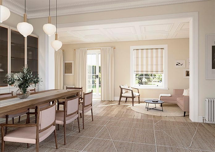 The British Stripe Co. Edward, Dover No.1 - Twist&Fit Roman Blind - Image 7